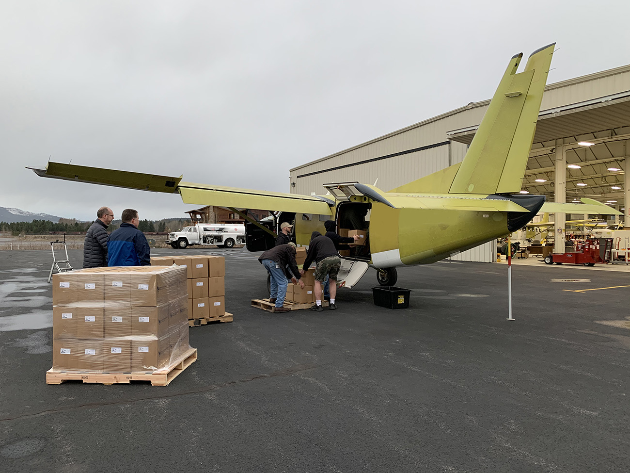 Kodiak Aircraft airlifted 240 emergency ventilators to Sacramento